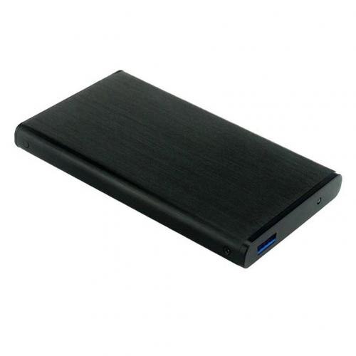 Draagbare USB 3.0 5Gbps 2.5inch SATA HDD Mobiele Harde Schijf Case Box voor PC: Black