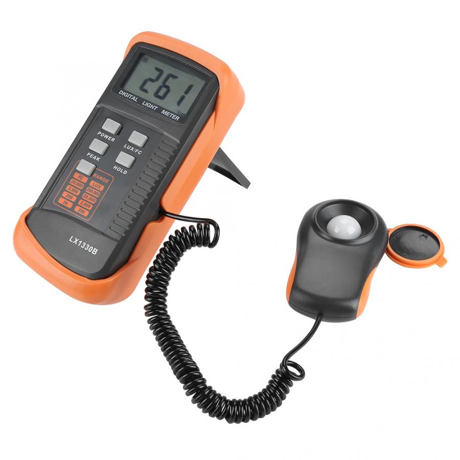 LX1330B Professionelle Digitale Lux Meter LCD Display Licht Meter 0,1 zu 200,000Lux /FC Licht Meter hohe genauigkeit Illuminometer