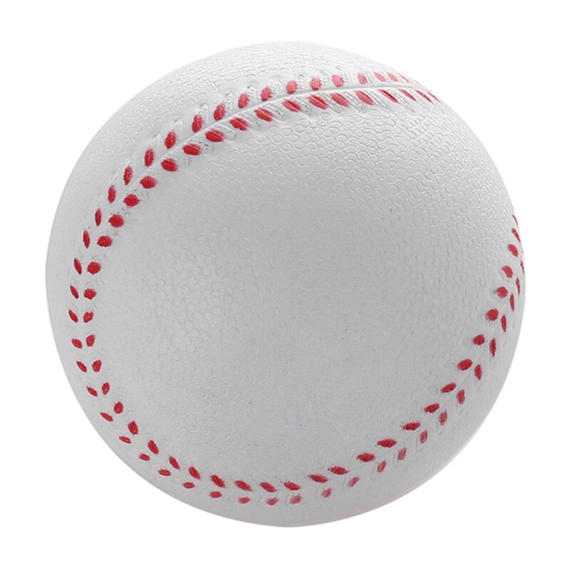 1pc universelle håndlavede baseballs øvre hårde og bløde baseballkugler softball bold træning baseballkugler: 7.0 cm hvide