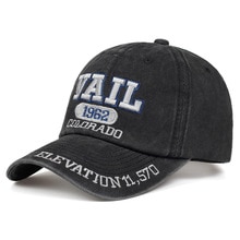 Washed Cotton Baseball Cap Snapback Hat For Men Women Dad Hat Embroidery Casual Cap Casquette Hip Hop Cap