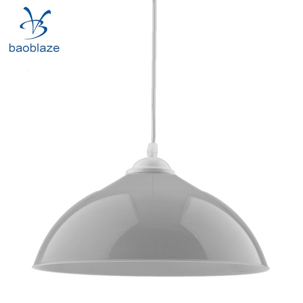 2pcs Semi-circular Lamp Shade Chandelier Lampshade Light Fixtures Gray