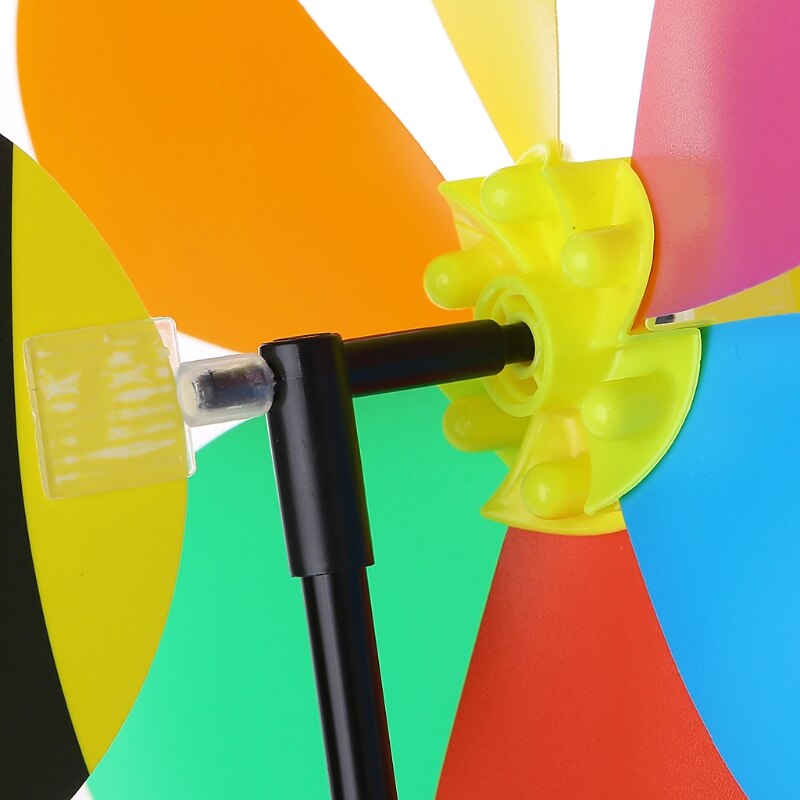 Molinos de viento 3D para niños, molinillos de viento para decoración de jardín, juguete de molino de viento giratorio para niños