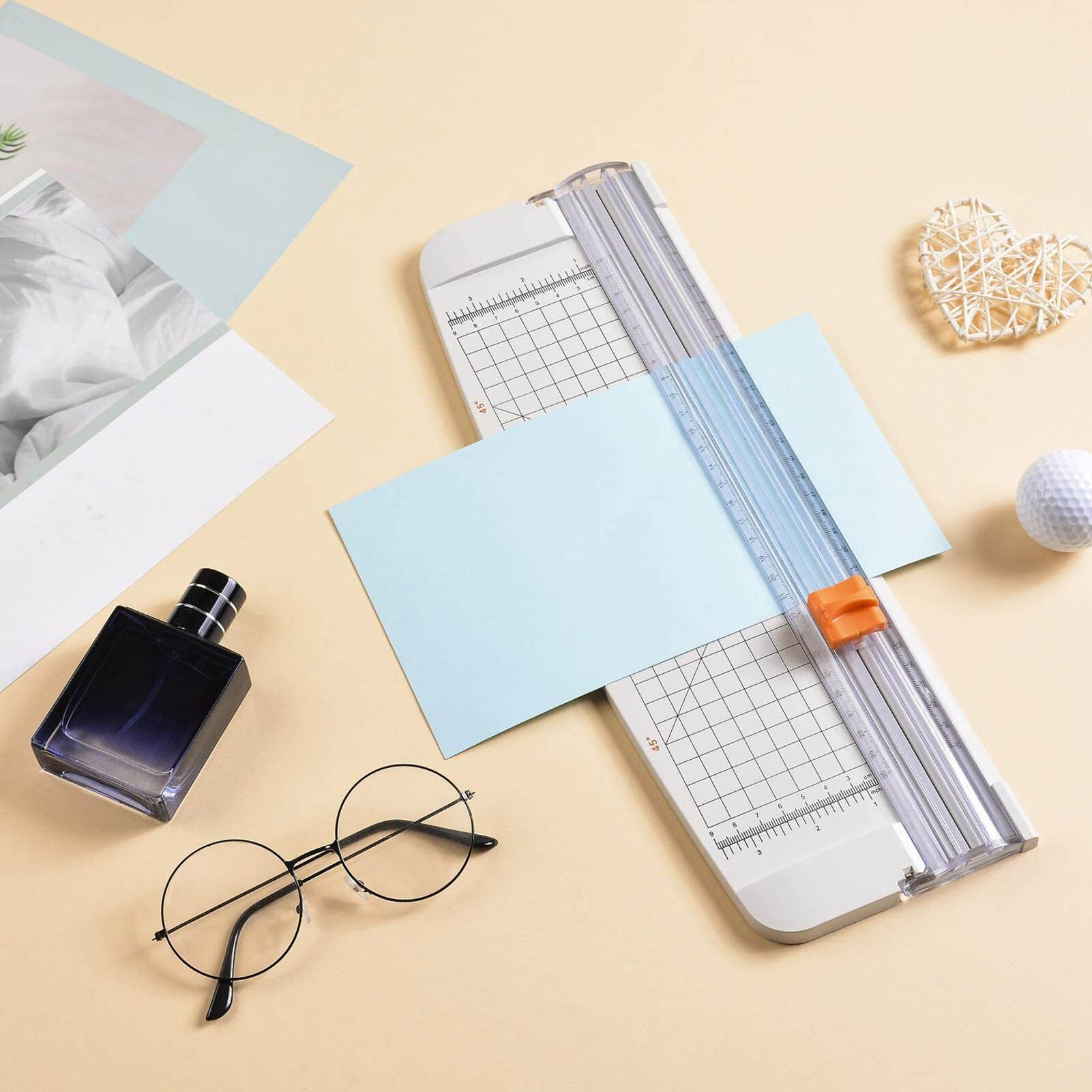 Craft Vinyl Tools Set Basic With Kraft Paper Cutter Scrapbook Cutter For Weeding Vinyl With Embossed Outline Paper Cutting Tools