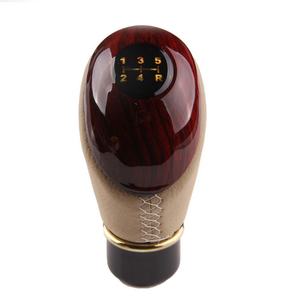 Universal Gear Shift Knob 5 Speed Gear Shift Knob Imitation Carbon Fiber/Wooden Manual Gear Shift Knob Car Gear Handle Knob