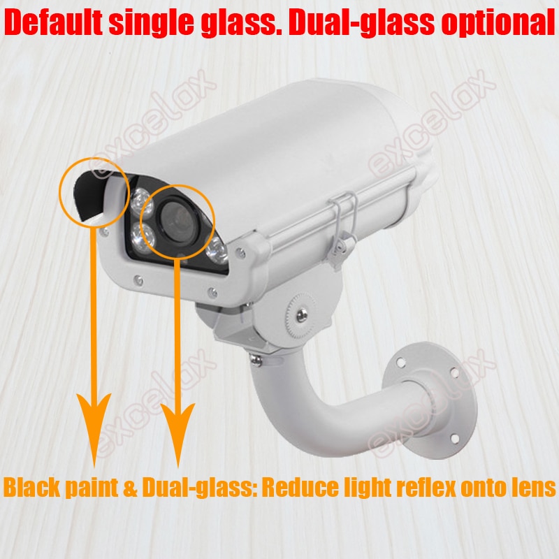 8 "CCTV Camera Behuizing & Bracket 292x140x102mm IP66 Waterdichte Wall Mount Outdoor Behuizing voor zoom Box Bullet Security Camera