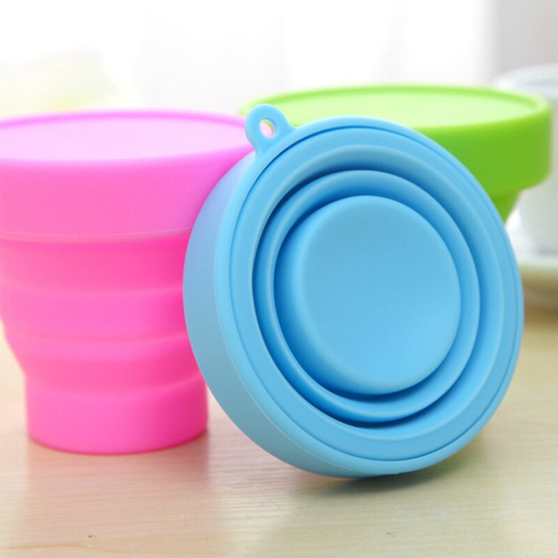 Reisbeker multifunctionele outdoor reisbeker draagbare telescopische mini reisbeker siliconen opvouwbare beker opvouwbare waterbeker
