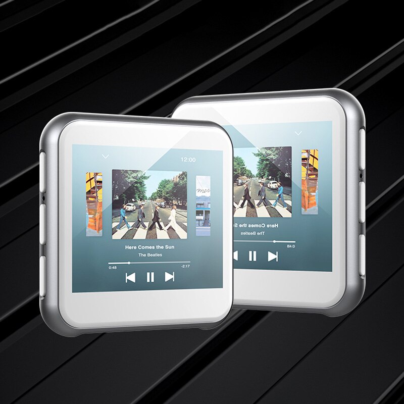 Bluetooth MP4 Player Metal Press Screen HIFI Lossless Sound Music Video MP3 Player Support FM Recorder