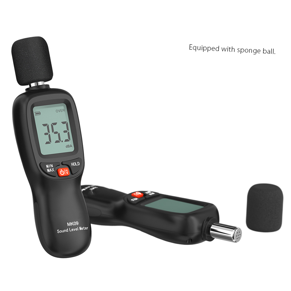 Meterk – testeur de contrôle de niveau sonore numérique LCD, 30-130db (A), Instrument de mesure du bruit et du Volume, décibel décibel