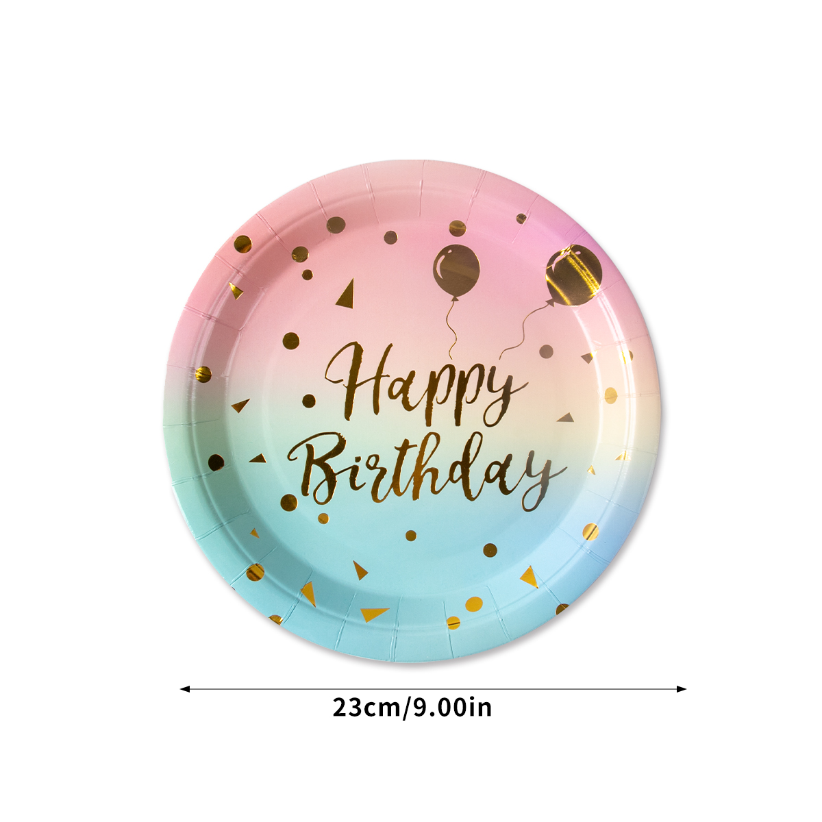 Pastelowa tęczowa impreza urodzinowa jednorazowa zastawa stołowa złota kropka tęczowy gradientowy papierowy talerz kubek serwetka urodziny materiały ślubne: Ciemny khaki