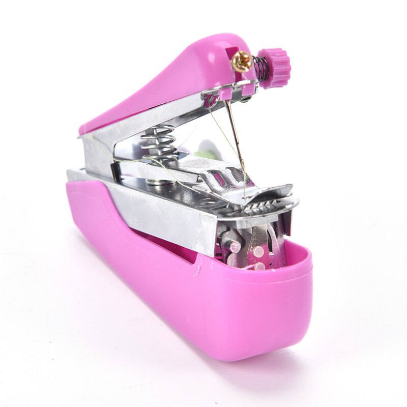 Mini Machine à coudre manuelle à main, poche de voyage en tissu pour la réparation de vêtements, pratique, pour l'extérieur