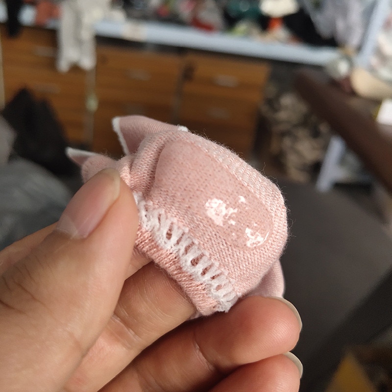 Weiche atmungsaktive Bowknot Baby Socken gemütliche Baumwolle Neugeborenen Mädchen Stiefel Socken Mit Gummi Sohlen Anti Unterhose socken freundlicher kleinkind clo