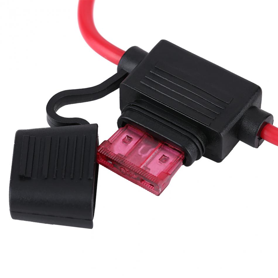 Porte-fusible de voiture Standard 12V 40A | Lame Standard en ligne, support de fusible pour voiture, porte-fusible de voiture 10 pièces