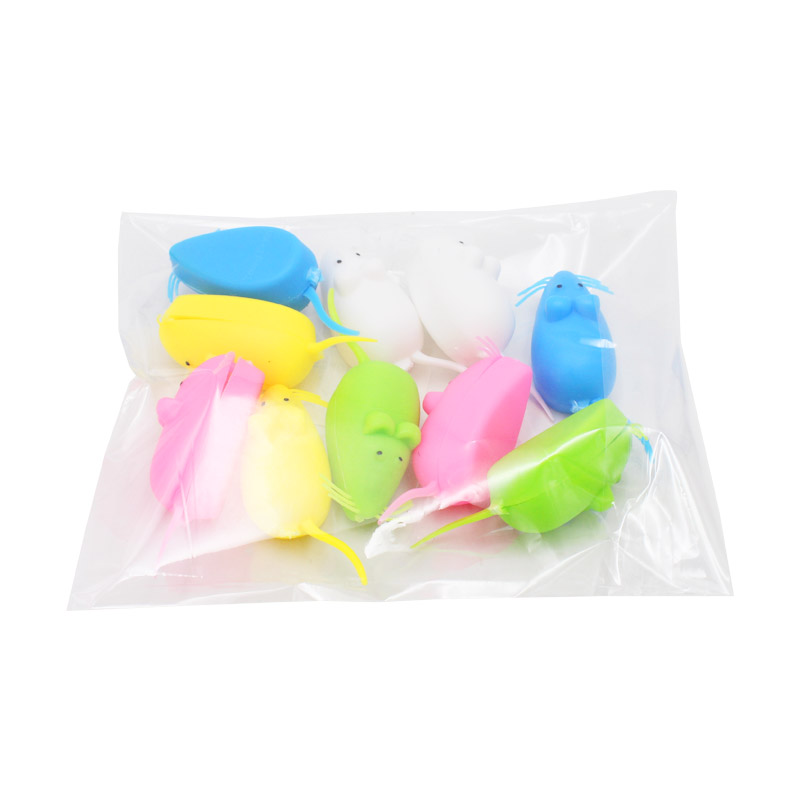 10PCS Baby Tooth Box Organizer Mouse Plastic Milk Teeth Storage Box Save Collect First Tooth for Boy Girl Random Color