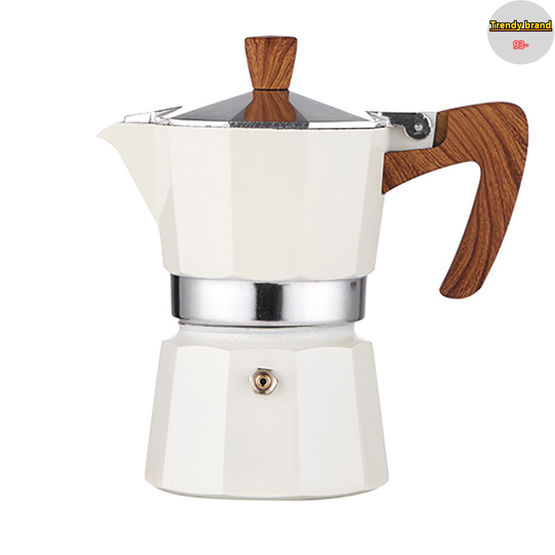 Juego de estufa eléctrica portátil para café, cafetera Moka de 10 puntas, cafetera casera de extracción italiana, Realme