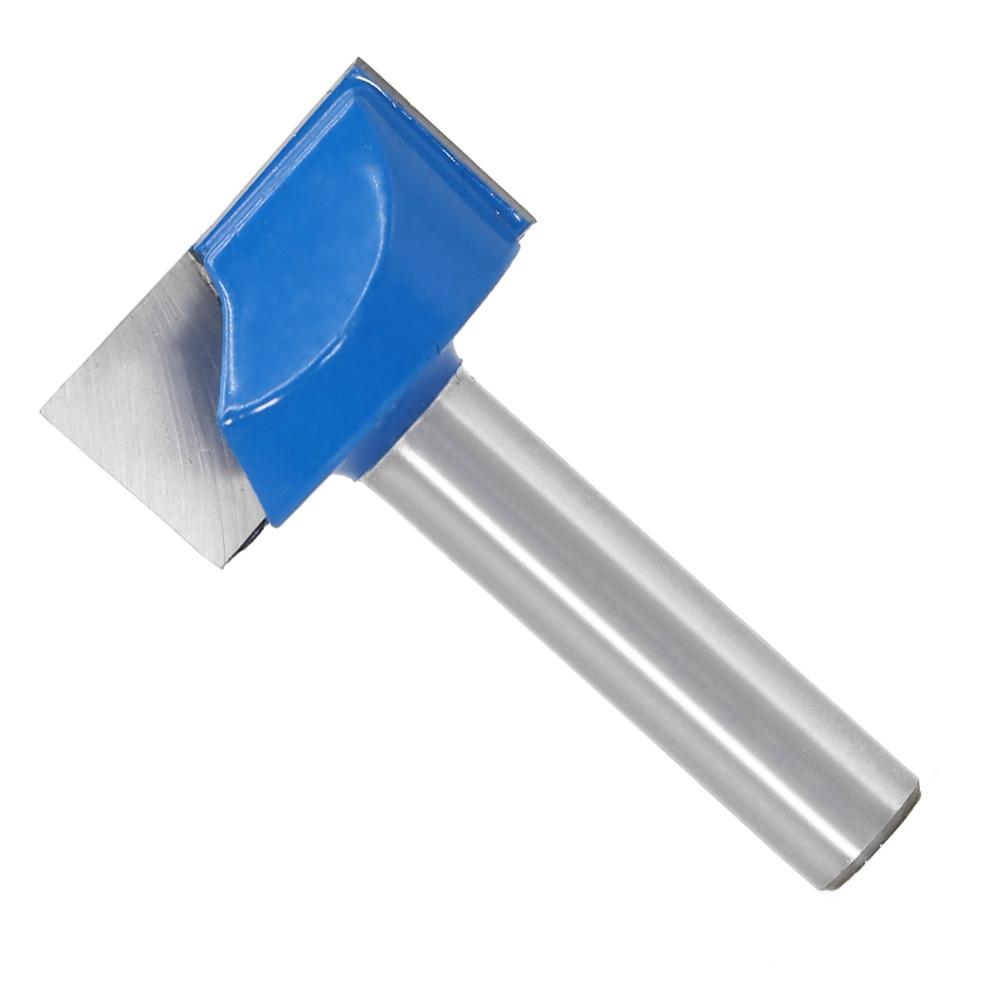 1pc 8mm Shank Surface Planing Wood Milling Router Bits 16 Sizes Bottom Cleaning Wood Cutting Router Bit