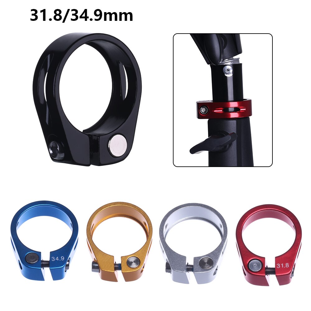 1PC Bike Alloy Tube Clip Quick Release Seatposts Clamp Saddle Bicycle Retaining Bolt Cycling Fixed Repair Part Seatposts Clamp