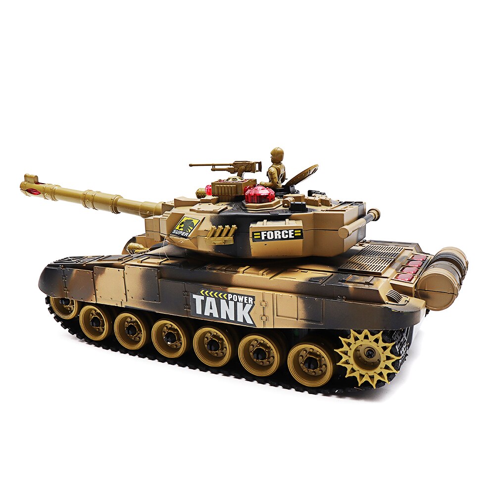 2.4G 10CH RC Tank With Light Sound Remote Control Toys