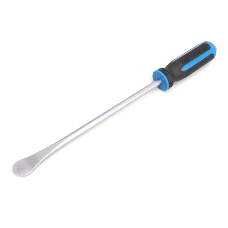 N0HB Stainless Steel Pry Bar Heavy Duty Pry Bar with Thicker Strike Black &amp; Blue Anti-rust Crowbar Effortless Hand Tool