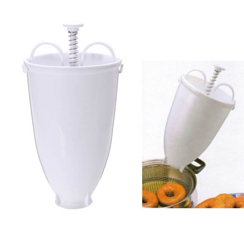 Keuken Gadgets Beslag Bakken Decorating Gereedschap Plastic Donut Maker Donut Cookies Accessoires 1 PC Donut Making Tool Draagbare