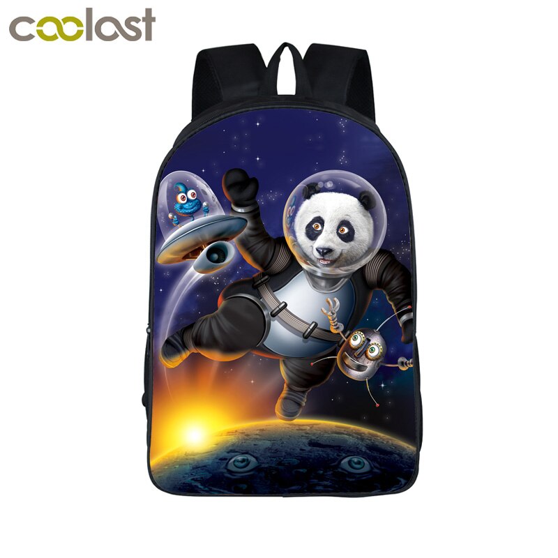 Sac à dos drôle Pandicorn pour les adolescentes dessin animé Panda licorne enfants sacs d'école sacs à dos enfants livre sac meilleur: 16 panda01