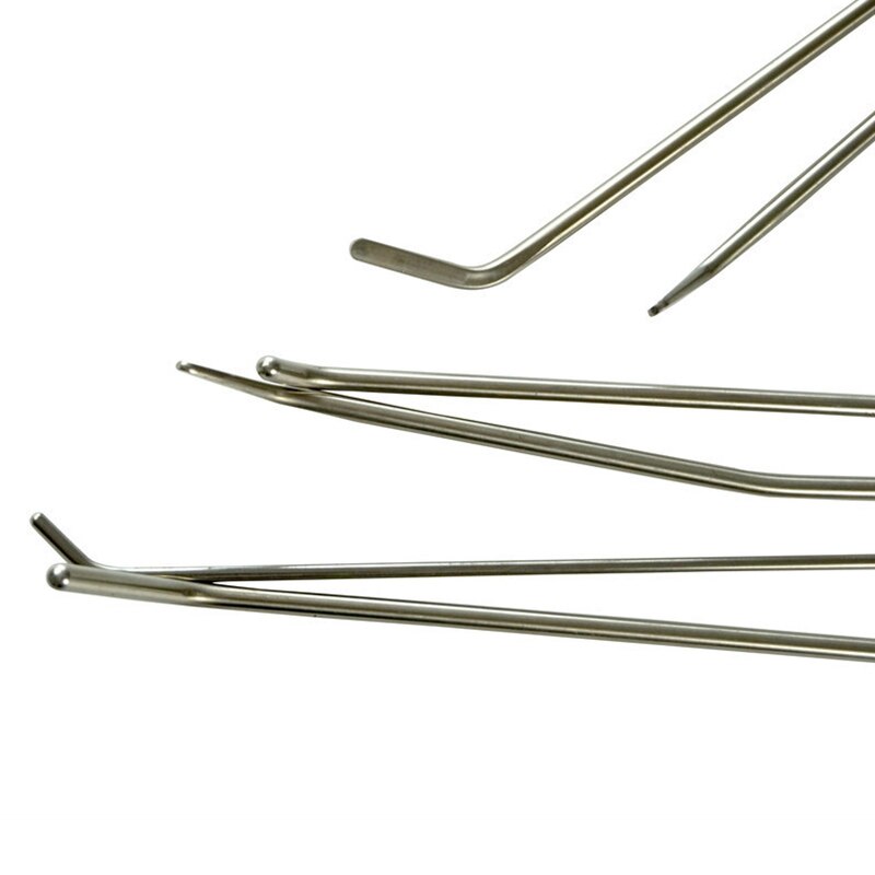 Herramientas de gancho para reparación de abolladuras de coche, Kit de herramientas para reparar abolladuras sin pintura