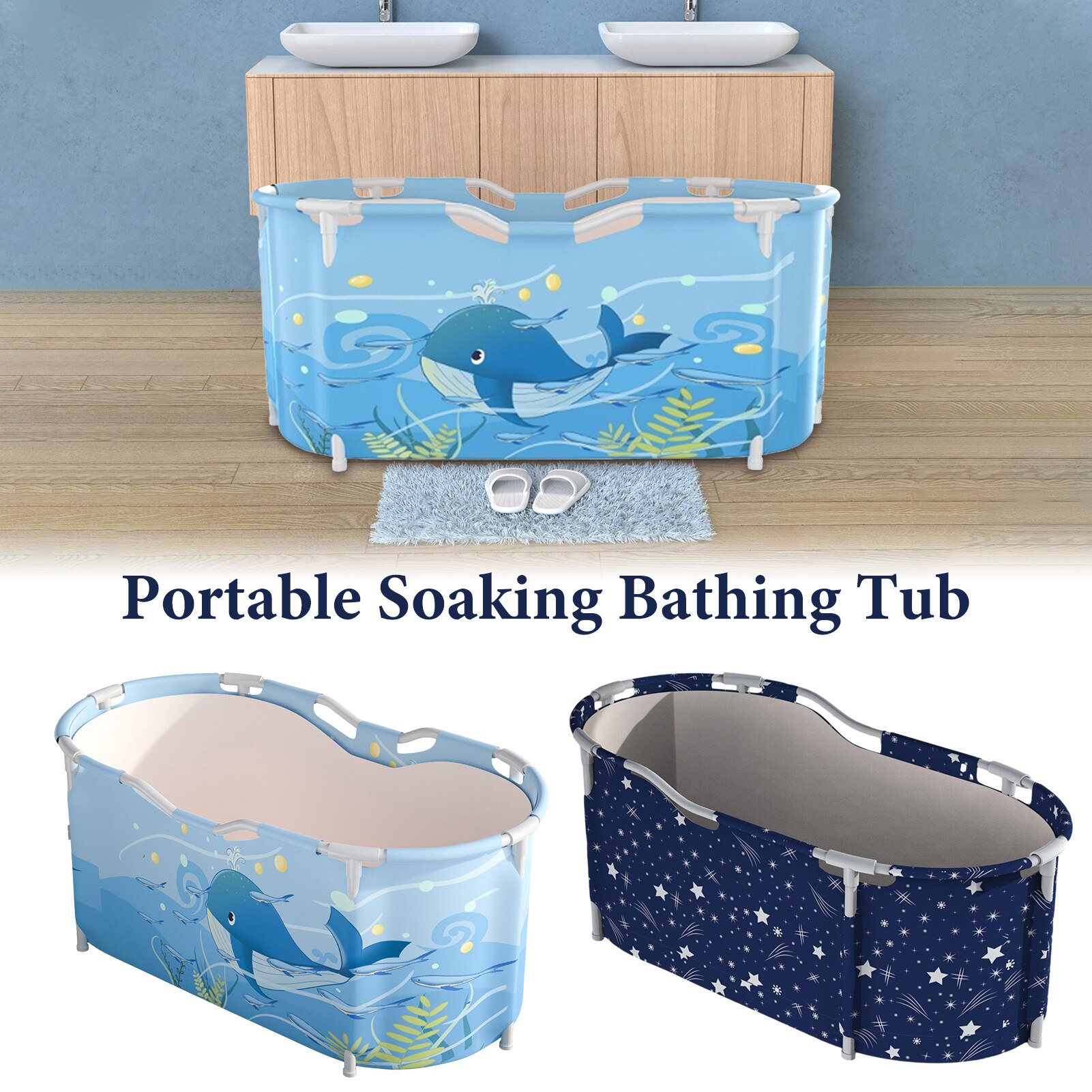 Grande baignoire à vapeur en plastique pour adultes, baril de sueur, baignoire épaisse pliable, Sauna à domicile, 120cm