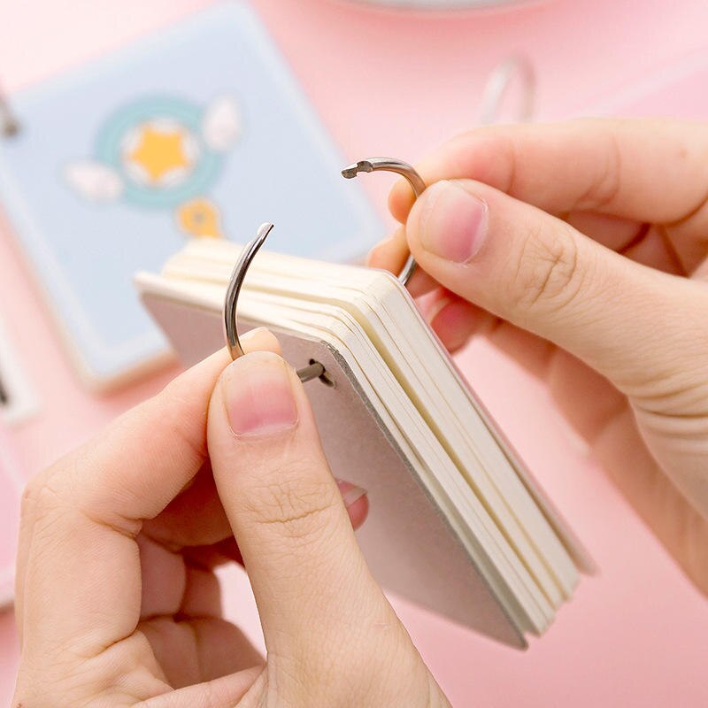 16 styles Spiral book Iron ring coil Notebook Kawaii Lined Blank Grid Paper Diary Planner For School Supplies Stationery