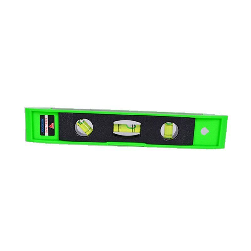 3 Bubble Spirit Level Portable Level Ruler Bubble Ruler Magnetic ABS Shell Vertical Horizontal Bubble Level Pocket Level Tool: Green    8612
