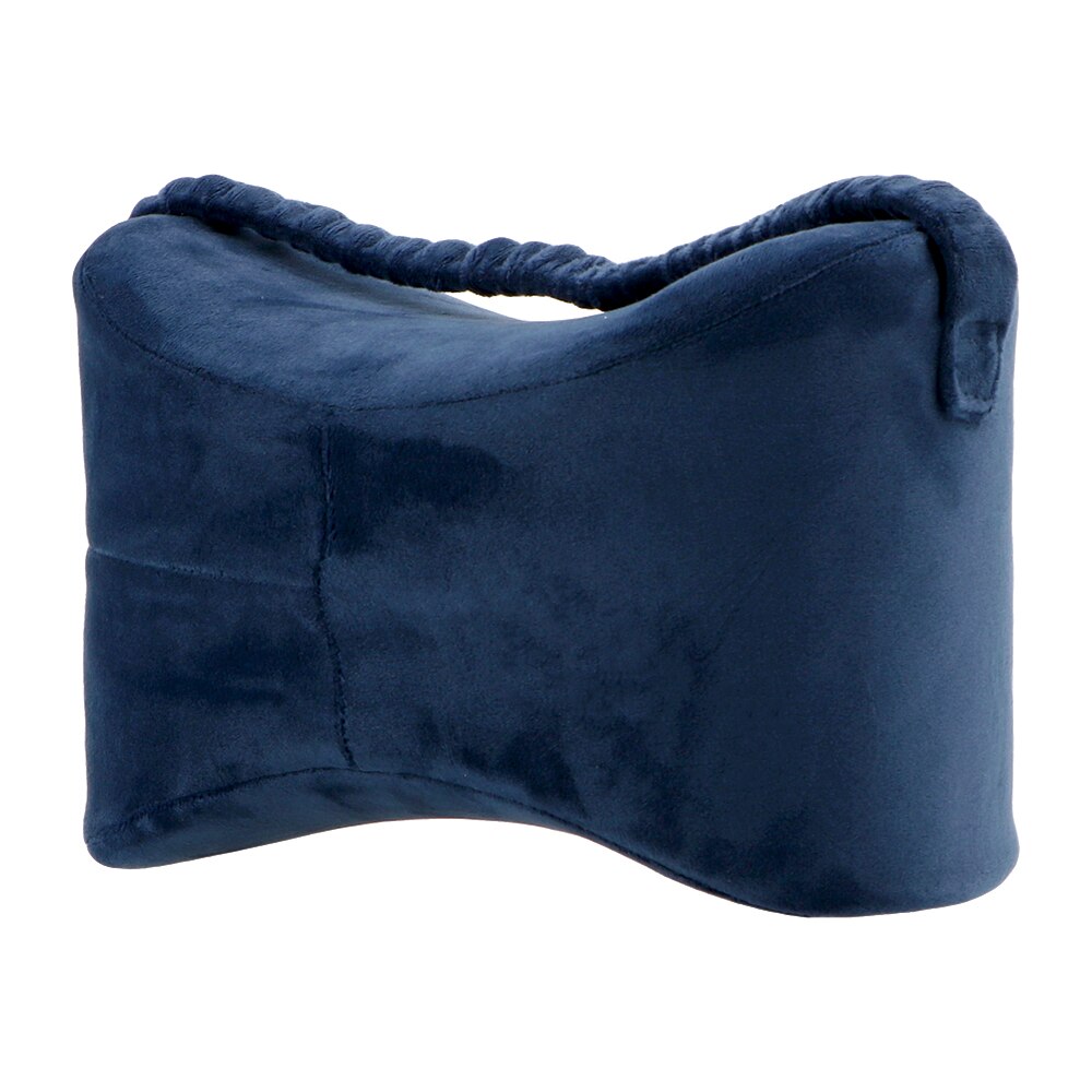 Comfortabele Been Kussens Zwangerschap Body Kussen Rugsteun Ischias Relief Voor Side Sleeper Memory Foam Knie Kussen: navy blue