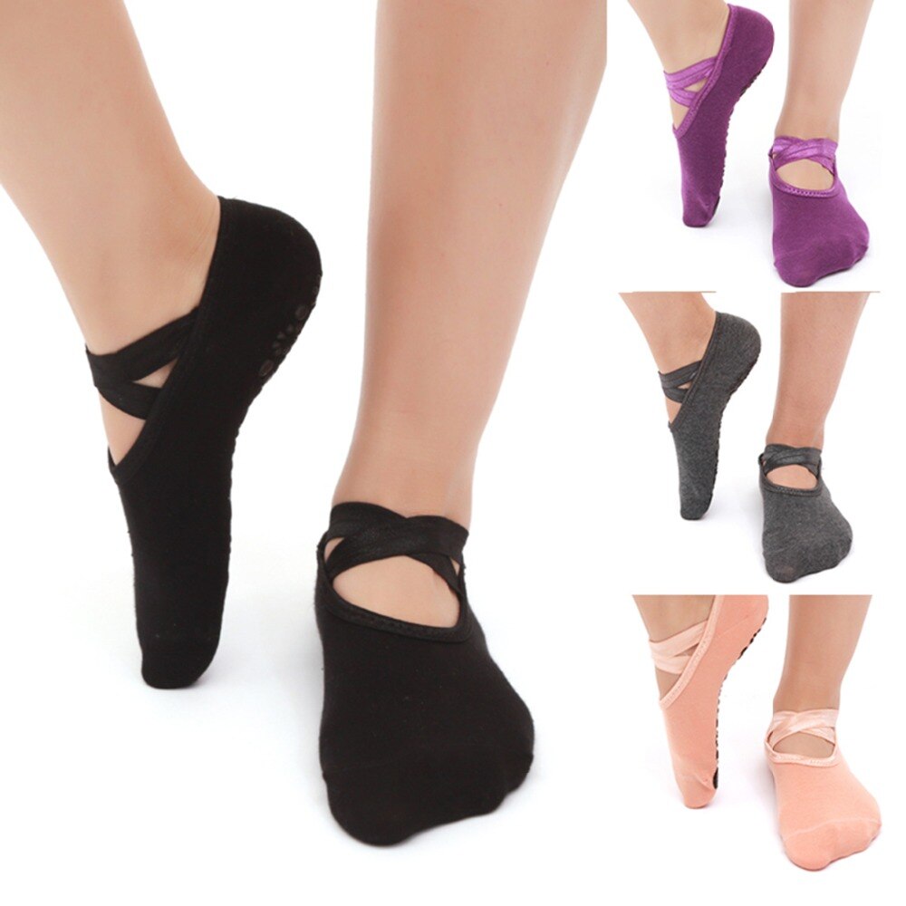 Vrouwen Professionele Anti Slip Bandage Sport Yoga Sokken Dames Ventilatie Pilates Ballet Sokken Dans Sok Slippers