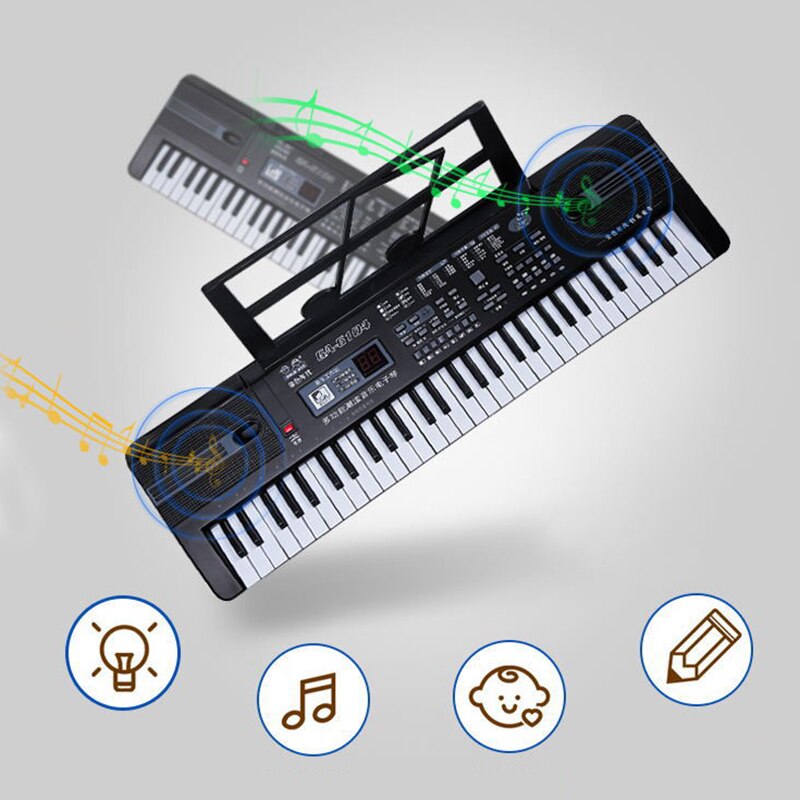 Neue 61 Tasten Digital Klavier Art Klavier Multi-funktion Musical Klavier eltern-Art-Spiele freundlicher Ausbildung Musik instrumente