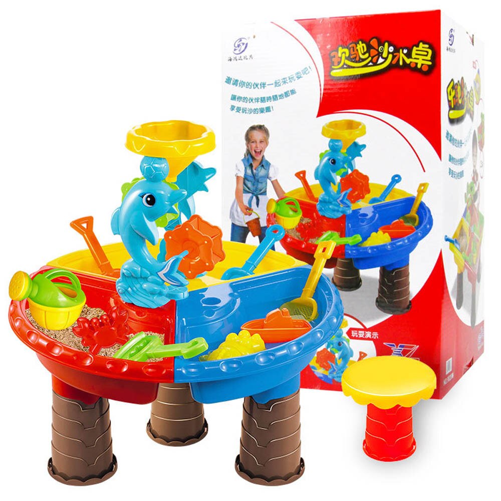 Zomer Baby Speelgoed Zand Water Spelen Strand Tafel Interactieve Strand Water Spelen Speelgoed Zand Dune Tool voor Kinderen Educatief Speelgoed