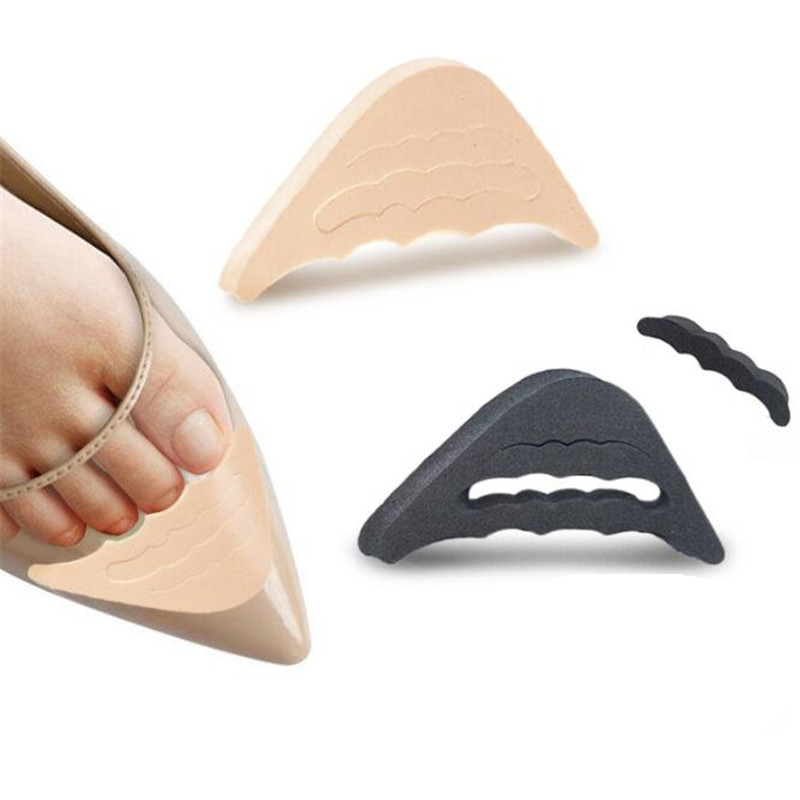1 Pair Foot Care Toe Cap Sponge Plug Women Adjust Size Insoles Shoes High Heels Accessories Anti- Pain Cushion Insoles