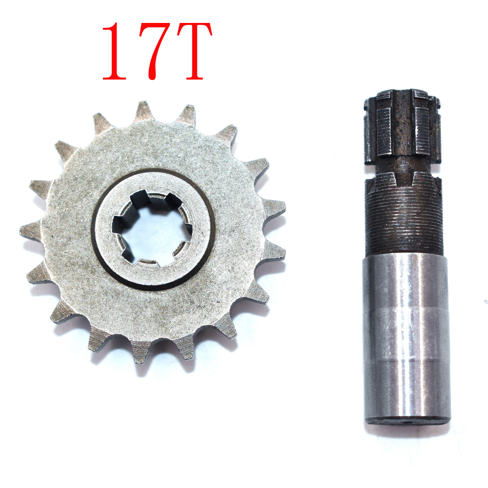 T8F Clutch Drum Gear Box Sprocket Axle fit 33cc 43cc 49cc Engine 11 14 17 20 tooth Gear Box for Scooter Mini bike: D