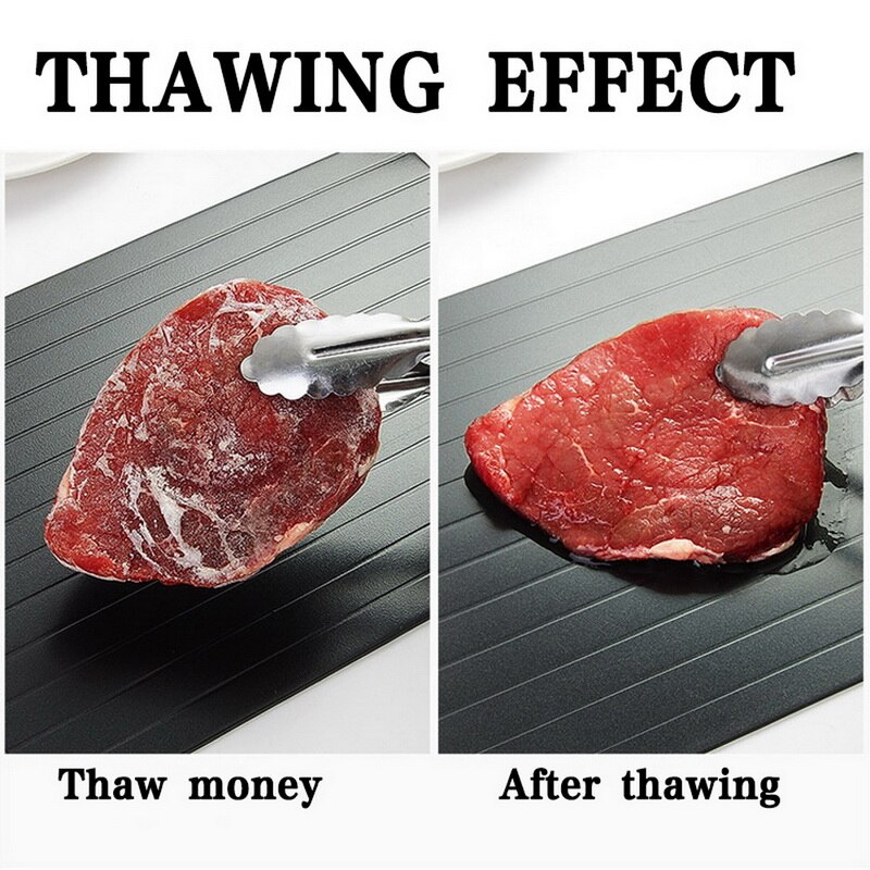 Fast Defrosting Tray Thaw Frozen Food Meat Fruit Quick Defrosting Plate Board Defrost Kitchen Gadget Tool For Restaurant