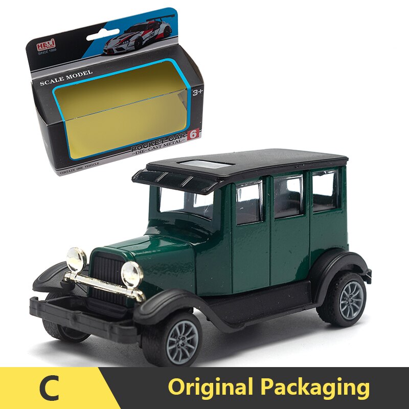 1:43 lega Vintage pressofuso modello di auto classico tirare indietro modello di auto Replica di veicoli in miniatura per la raccolta regalo per bambini adulti: CvB