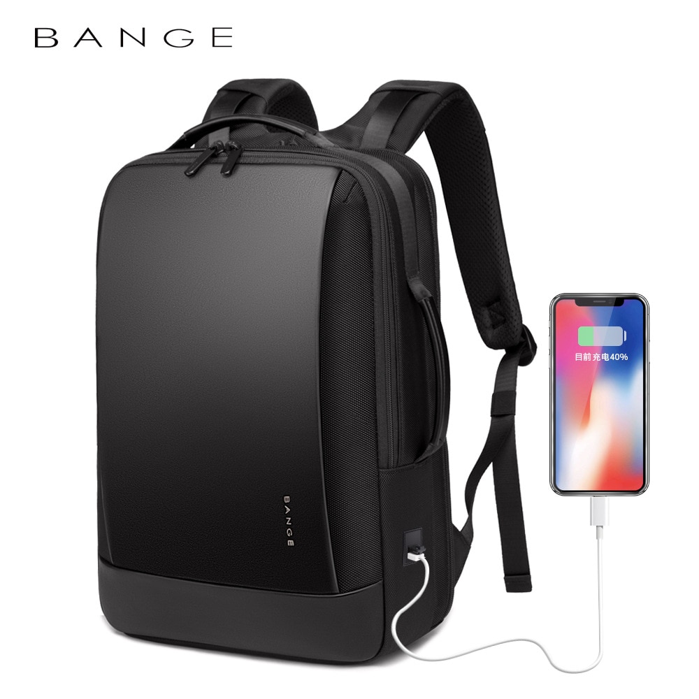 BANGE Laptop Backpack Men 15.6 inch Office Work Men Backpack Business ...