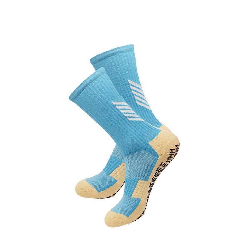 LOOZYKIT Neue 2 Arten Fußball Socken Anti Slip Fußball Socken Männer Sport Socken Gute Baumwolle 9 Farben Outdoor Sport socken: CJM 9