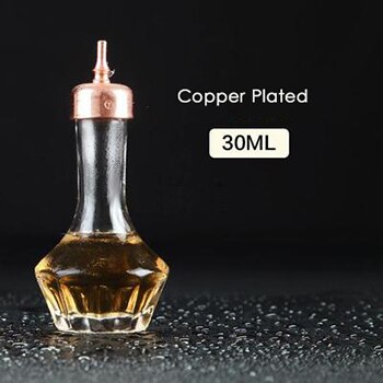 30ML/50ML KLARE GLAS Bitter FLASCHE MIT AUSLAUF & KORK oben: C30
