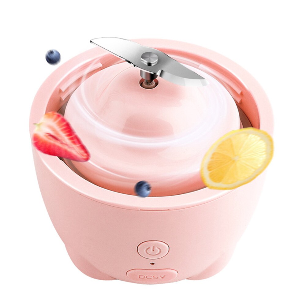 Usb uppladdningsbar juicepress kopp bärbar elektrisk automatisk grönsaks juicemaskin kopp juice extractor mixer flaska