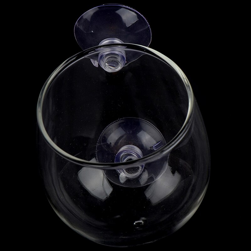 Fish Tank Mini Crystal Glass Pot Water Potted Aquatic Planting Cylinder Cup