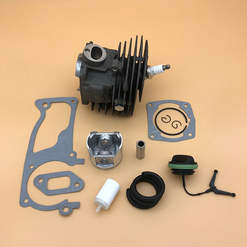 47mm cylinder kolv tändstift bränslefilter kit för husqvarna 359 357 xp 357xp bensin motorsåg motordelar 537 15 73-02