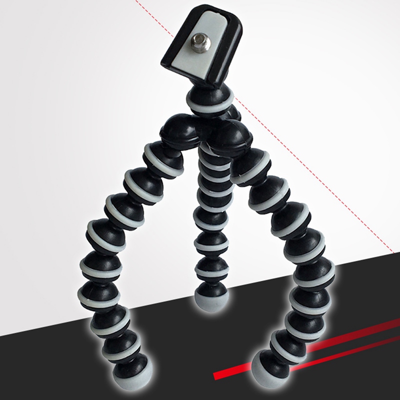 Kleine octopus, flexibel statief voor gopro hero-camera, digitale dv voor canon nikon mobiele telefoon, klein formaat