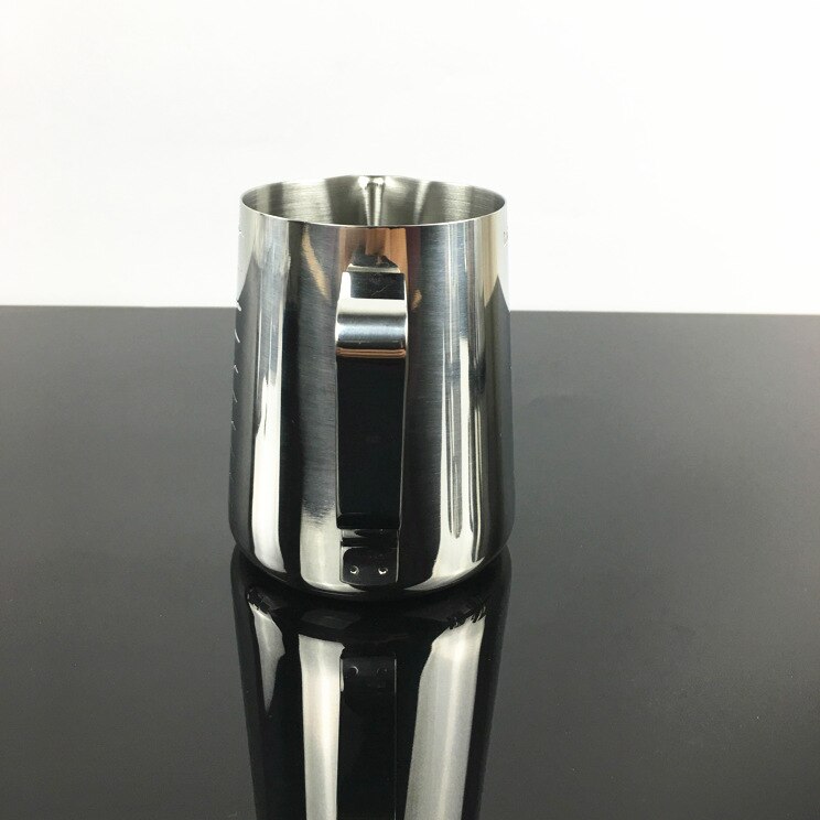 1pc rustfrit stål kaffe træk blomsterværktøj kaffekande kaffe redskab mælkeskum kop beat beat fancy kop kaffeapparat  ph 005