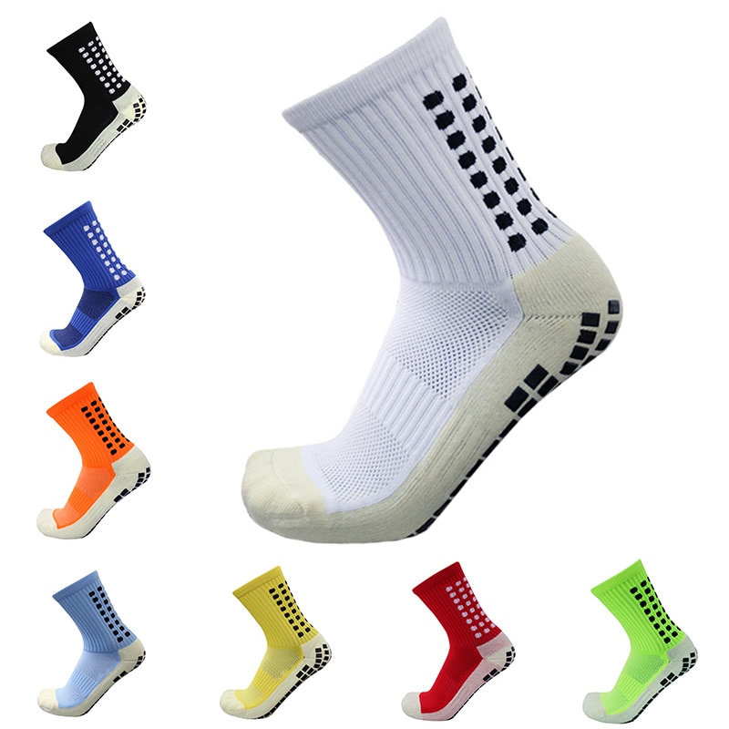 Sports Anti Slip Soccer Socks Cotton Football Men Grip Socks calcetas antideslizantes de futbol