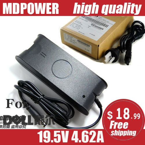 Mdpower für dell vostro 3460 3500 3550 notebook laptop netzteil ac adapter ladekabel 19.5v 4.62a 90w
