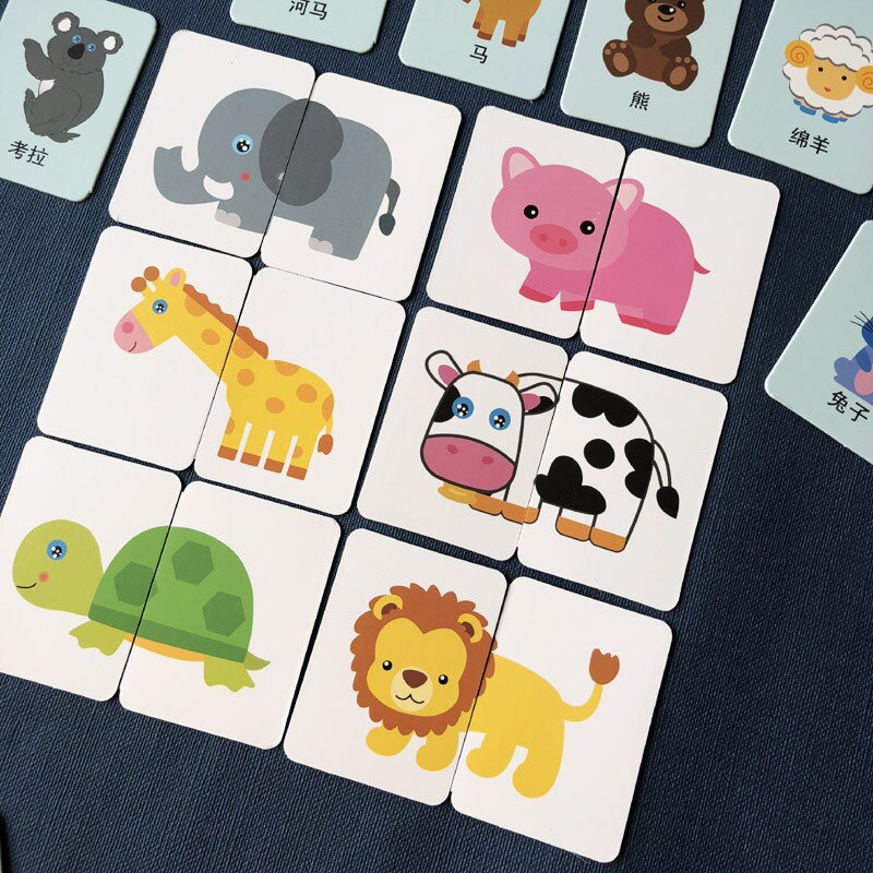 Toddler Cards Early Childhood Education Puzzle Matching Autism Training Cognitive Intelligence Development Puzzle Enlightenment