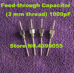 Condensatore passante 1000pF 100V metrico M3 (filettatura 3mm) 102 1NF
