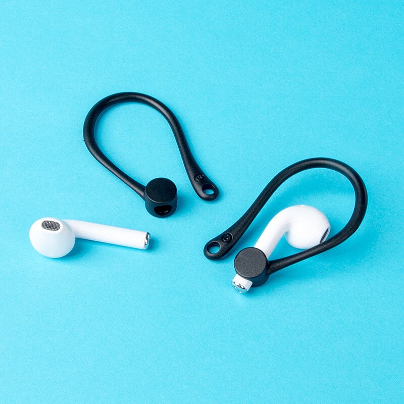 2 sztuk Mini Anti-fall zestaw słuchawkowy Bluetooth Earhooks uchwyt słuchawkowy dla Airpods 1/2 Earbuds zaczep na ucho dla Apple Air Pods 1 2