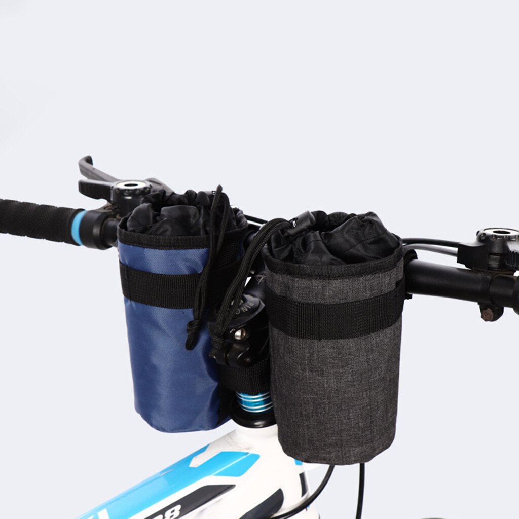 Cykel kopholder vandflaske isoleret pose taske og justerbar snøre lukning - let at installere - vælg farver